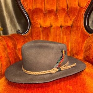 Size 7 1/4 Outback Trading Company Brumby Jack 2x Fur Blend Hat 1413 Bush​​
